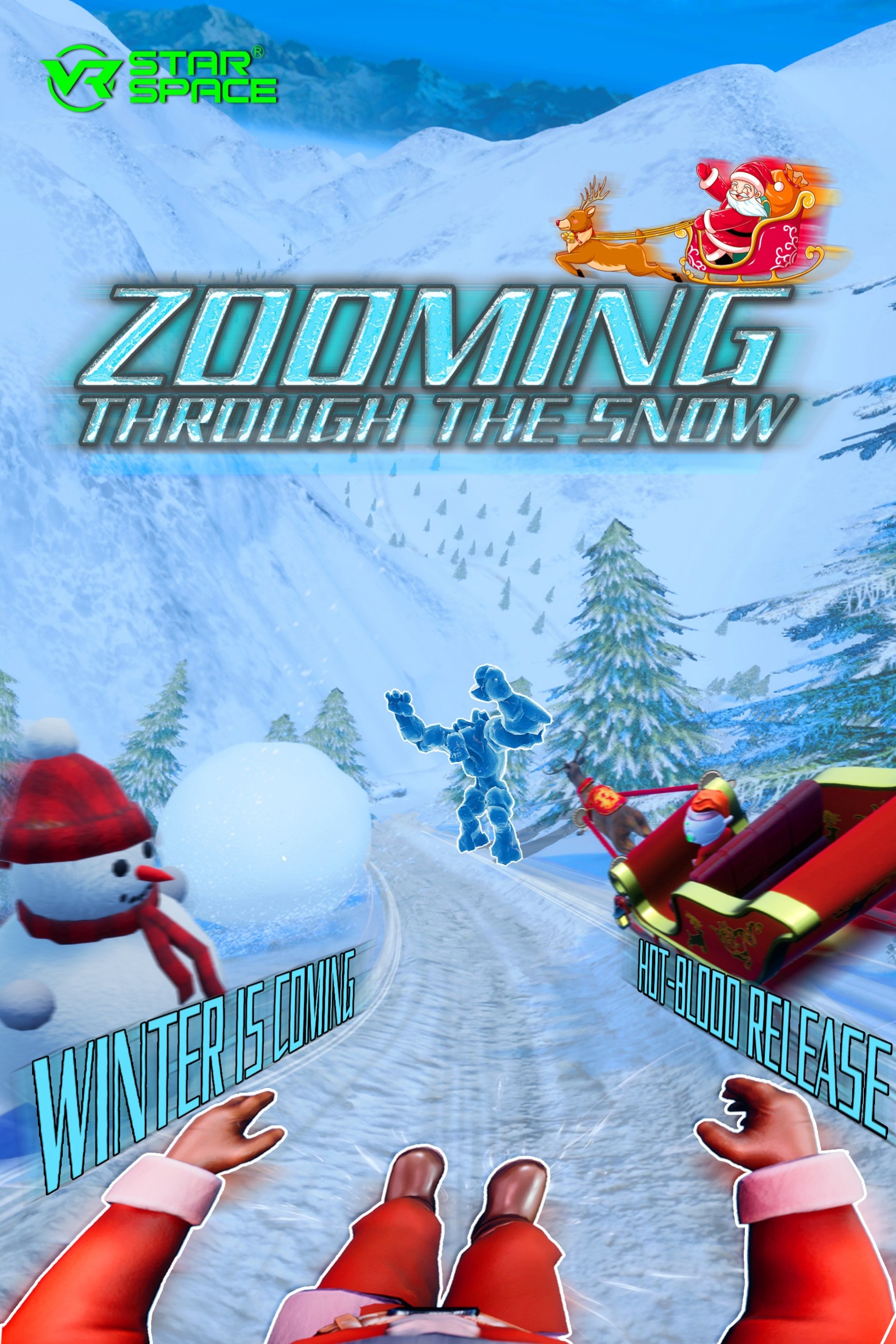 Zooming Through The Snow