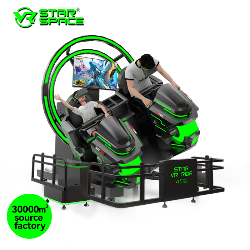 VR Star Space 2 Seats VR Roller Coaster Game 9D Cinema Amusement Park VR Flying Machine