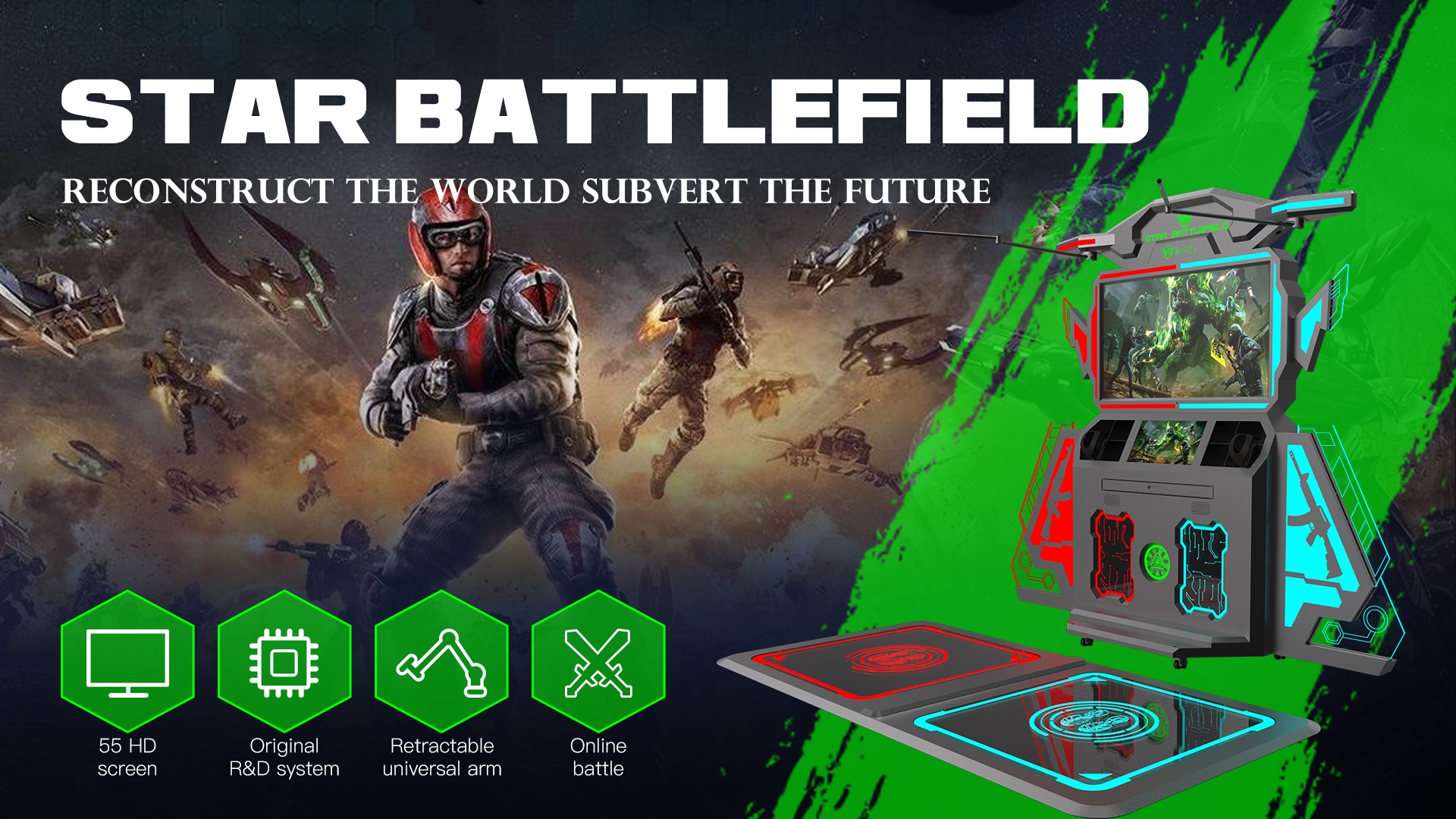 VR Machine Manufacturer Indoor Commercial Amusement 9D VR Interactive Shooting 2 Players Battle Game Simulator