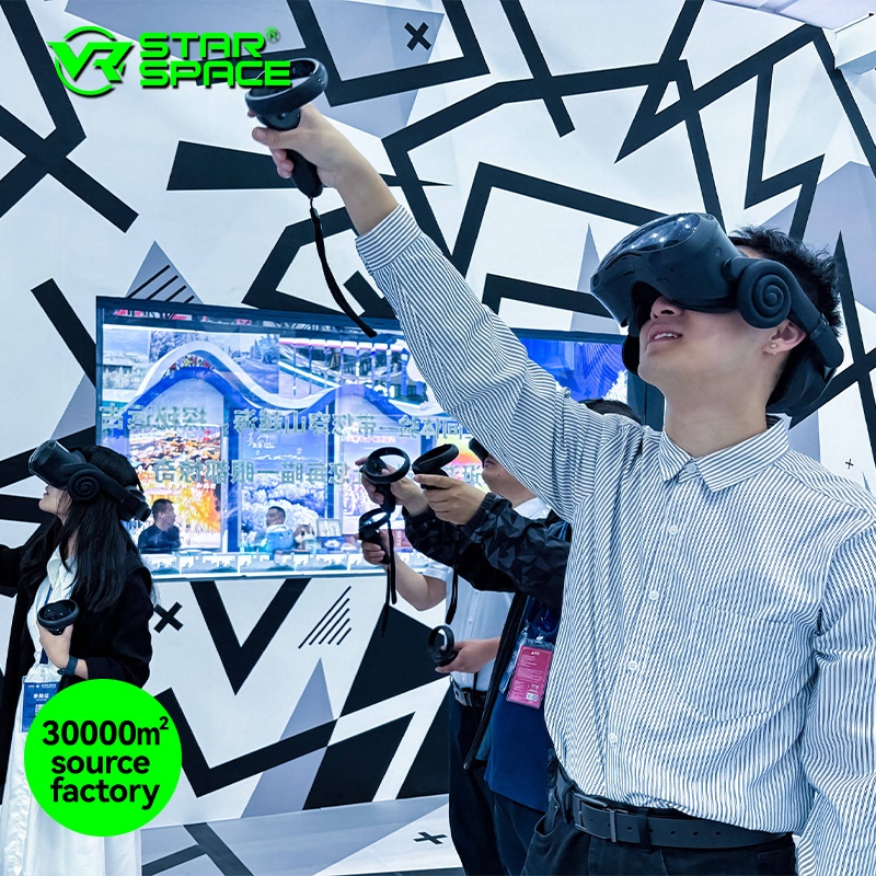9D Virtual Reality Arcade Star VR Arena Supports 4-12 Players VR Shooting Game Machine