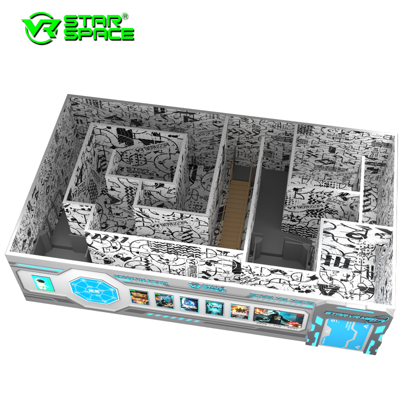 VR Game Machine Setup Indoor Playground Arcade Game Simulator VR Arena Multiplayer Shooting Game VR Meta Simulator