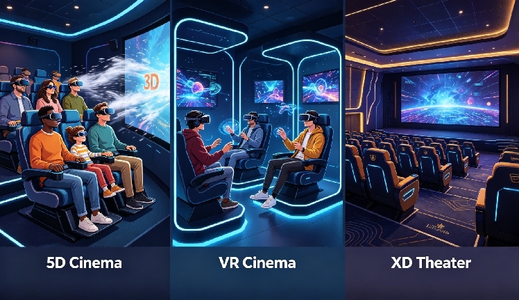 5D Cinema vs VR Cinema vs XD Theater: Which Immersive Attraction Should You Choose?