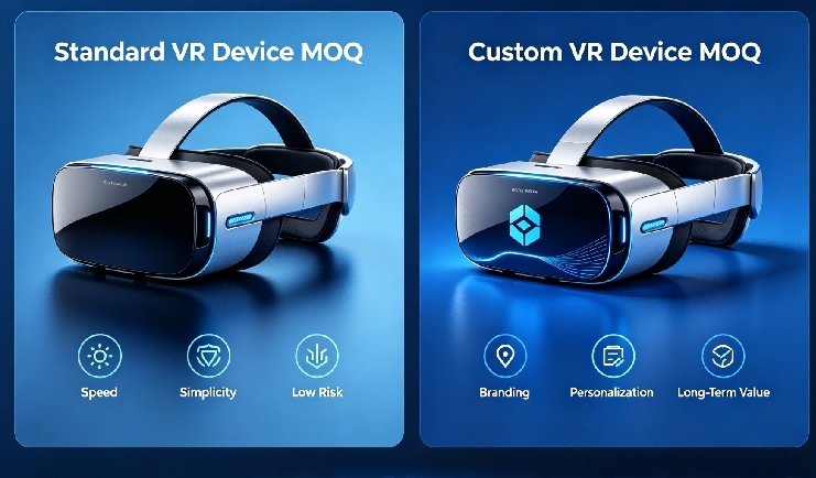 Custom VR device MOQ planning