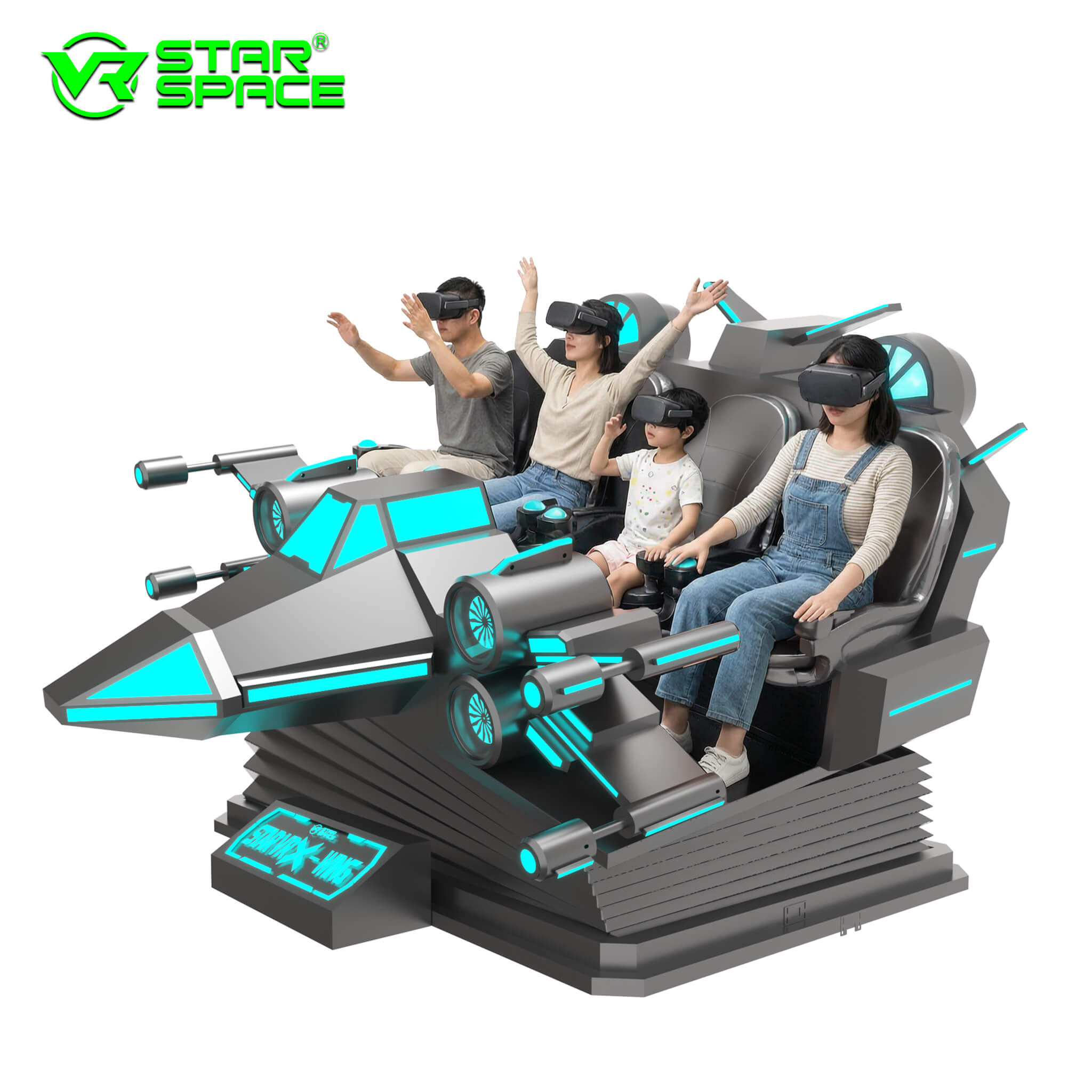 Star VR X-Wing Virtual Reality VR Game Machine Indoor 9D VR Simulator Cinema Chair