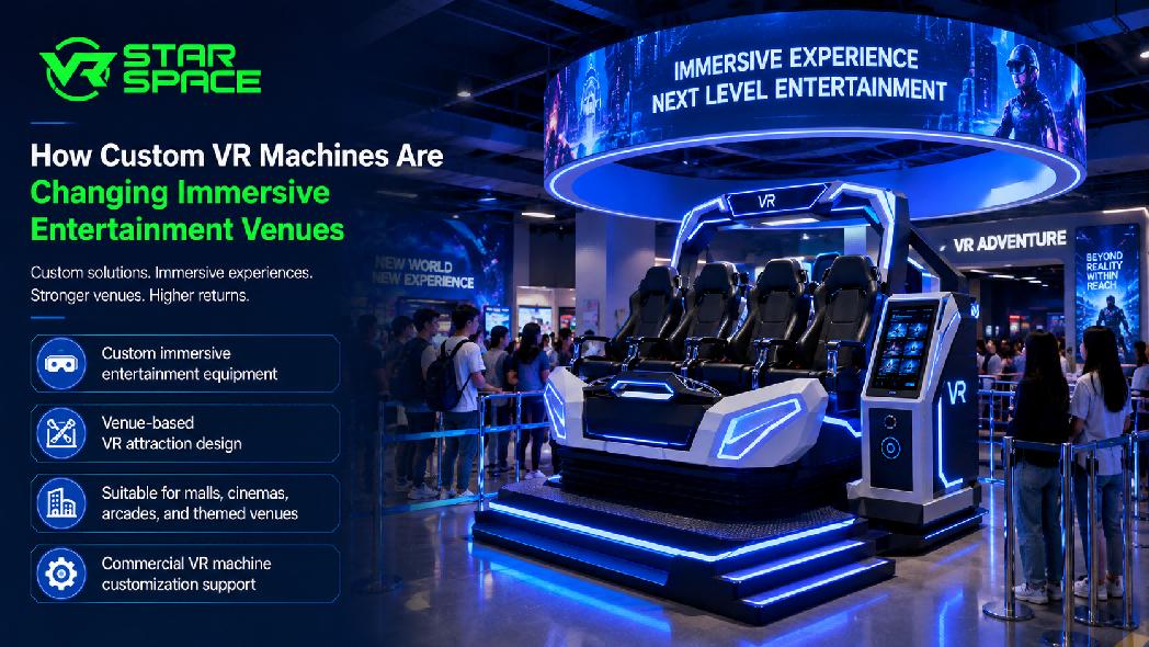 How Custom VR Machines Are Changing Immersive Entertainment Venues