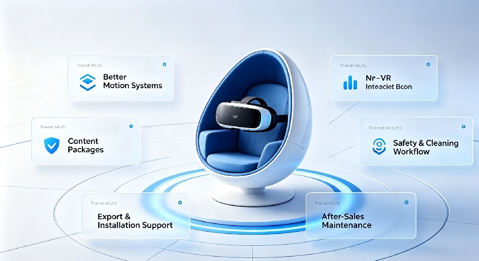 VR egg chair cost trend impact table