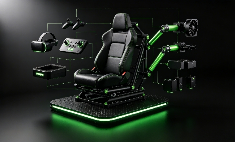 VR machine customization process visualization