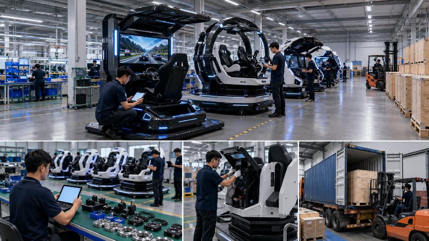 Chinese VR game machine manufacturer factory and production capability
