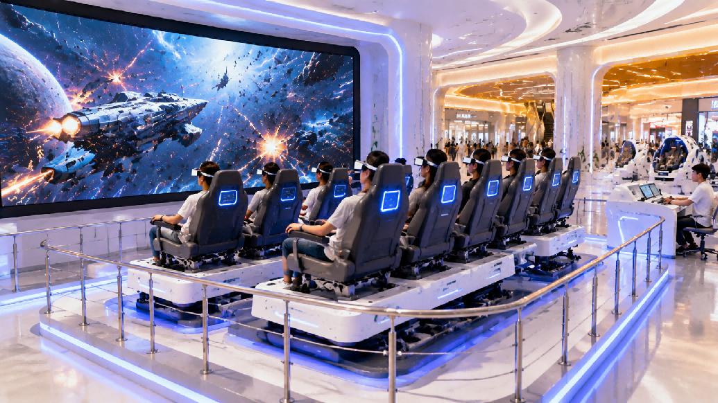 Free-roam VR zone for commercial venues