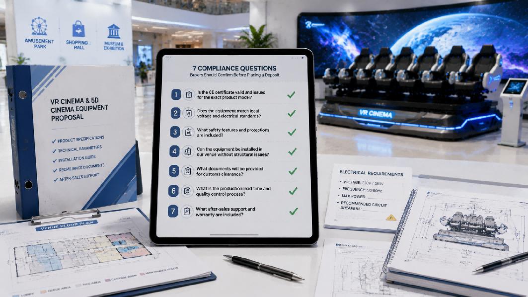 Seven pre-deposit compliance questions for TopowVR VR cinema and 5D cinema equipment
